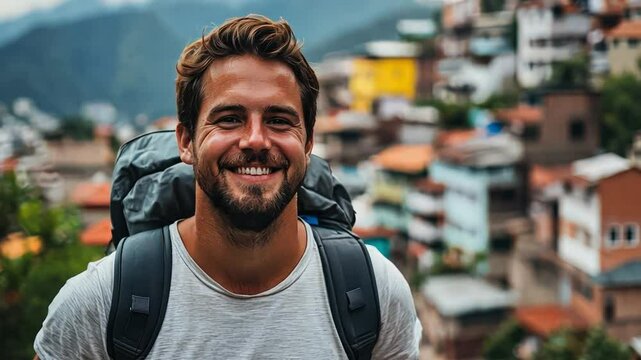 A man digital nomad shares his journey, combining work and exploration through the digital nomad lifestyle