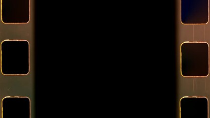 16 mm Film Grain Effect With Light Burns For Transition 