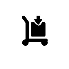 Obraz premium Box icon set in line style, delivery box