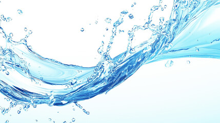 青い水のスプラッシュイメージ