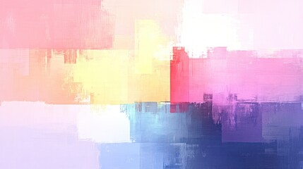 Digital Glitch Art Texture in Green, Pink and Blue - Retro Futuristic Design with Fragmented Pixelated Textures and Urban Distortion