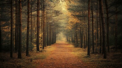 Fototapeta premium Mysterious Forest Path