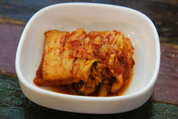 Kimchi, traditional Korean food