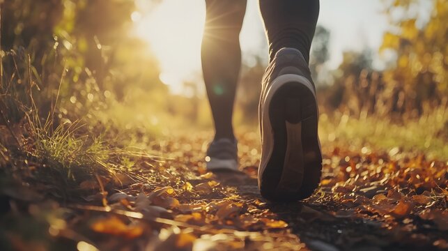 A person adopting healthy habits to prevent chronic health conditions, like exercising, eating well, and managing stress