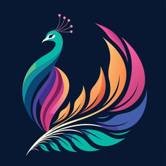 peacock-gradient-colorful-logo-modern-abstract