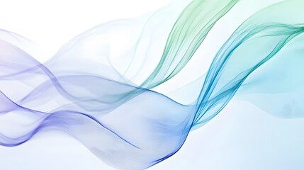 Fototapeta premium Flowing colorful waves abstract art digital design soft background elegant style visual harmony