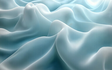 Obraz premium Wallpaper, backgrounds, texture, wave, silk, pattern, water, design, blue, satin, fabric