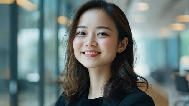 A woman architect explores future workplaces with AI, demonstrating how intelligent systems streamline workflows