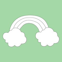 Doodle Birthday Clipart: Black & White Party Decoration Clipart