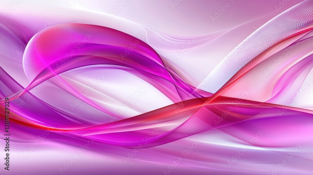 Canvas Prints colorful purple and pink digital waves create a dynamic visual experience, showcasing smooth transit