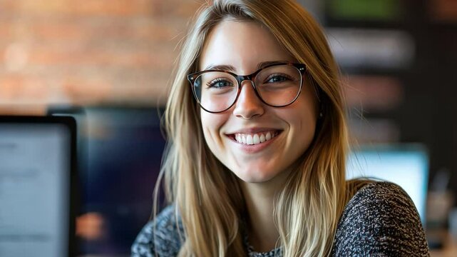 A woman developer creates innovative cybersecurity tools for the Internet of Things, protecting connected devices from evolving threats