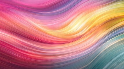 Obraz premium A brilliant display of shifting light trails, glowing with soft hues, twisting and intertwining in fluid motion.