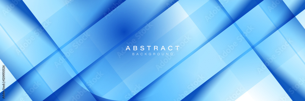 Poster abstract blue geometric background with overlapping layers