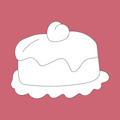 Kawaii Cartoon Birthday Clipart: Doodle Party Decoration Clipart