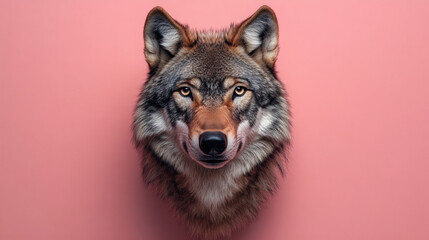 Obraz premium wolf on an isolated background