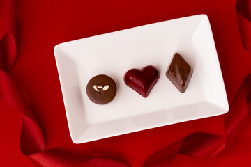 バレンタイン　チョコレートとプレゼント