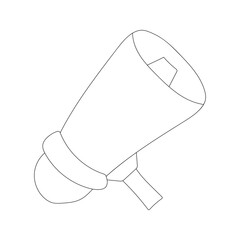 Birthday Party Clipart: Outline Birthday Decoration Clipart