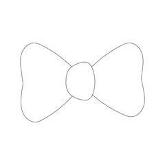 Birthday Party Clipart: Outline Birthday Decoration Clipart