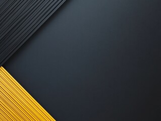 Abstract Gold Black Lines Minimalist Design Background. AI Generated