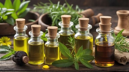 The herb oil bottles for homeopathy herbs are made of dark glass to protect the potency of the oils from sunlight, with a secure dropper cap for easy and precise dispensing.