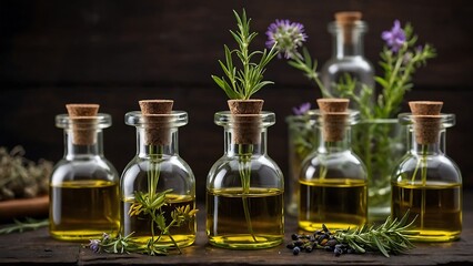 The herb oil bottles for homeopathy herbs are made of dark glass to protect the potency of the oils from sunlight, with a secure dropper cap for easy and precise dispensing.