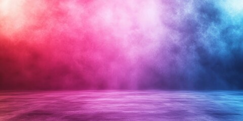 Obraz premium Blurred blue magenta gradient background, vivid textures texture, desktop wallpaper, vibrant tones, Generative AI