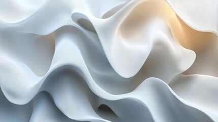 Fototapeta premium Modern Generative AI Design: A Dynamic 3D Abstract Background with Ample Copy Space