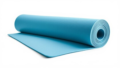 Light Blue Exercise Yoga Mat for Fitness Workout