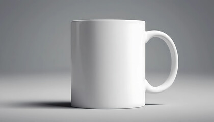 Fototapeta premium Blank Realistic Mug Mockup, Fully Editable, Easy to Replace the Artwork, Easy to Change Colour
