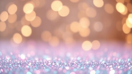 Shimmering Lights and Glitter: A Festive Background