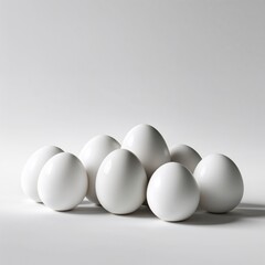 group of eight eggs