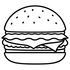 Creative Burger Vector Illustrations