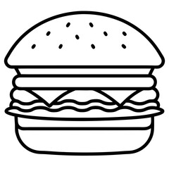 Creative Burger Vector Illustrations