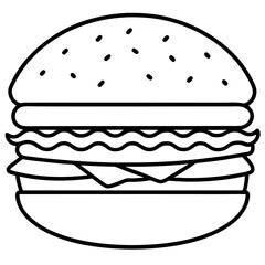 Creative Burger Vector Illustrations