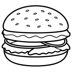 Creative Burger Vector Illustrations