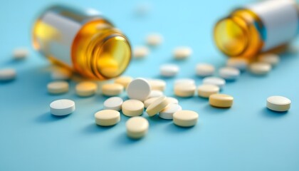 Spilled Pills: A Close-Up View of Medication
