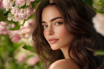 Naklejka premium The Ultimate Hair Care for Luxurious, Healthy Tresses.