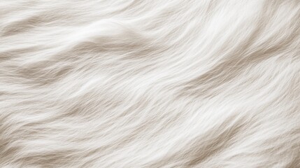 Obraz premium Soft, wavy, light beige fur texture background.