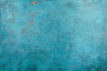 Obraz premium Brushed Teal Metal Textured Plate Surface for Abstract Background Design
