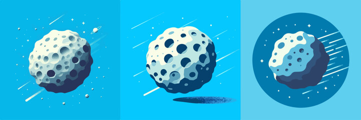 Fototapeta premium meteor vector illustration