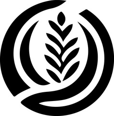 vector illustration sketch silhouette symbol logo icon sound of nature modern abstract for growing company.eps