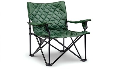 Portable folding camp chair, lightweight design, durable materials, ideal for outdoor activities, versatile seating solution, easy storage and transport