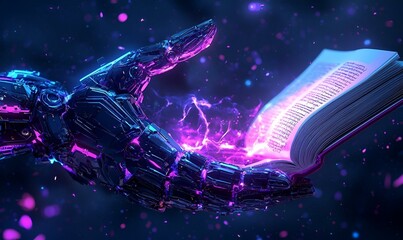 AI Financial Advisor, a futuristic concept illustrating artificial intelligence assisting individuals with financial planning and investment strategies.