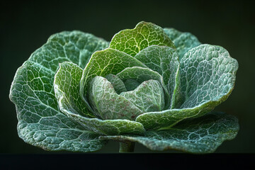 Fototapeta premium A Detailed Closeup of a Green Leafy Plant