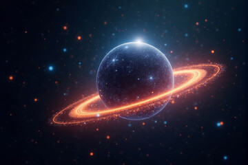 Obraz premium Abstract AI technology illustration background