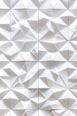 White Paper Wall Close Up