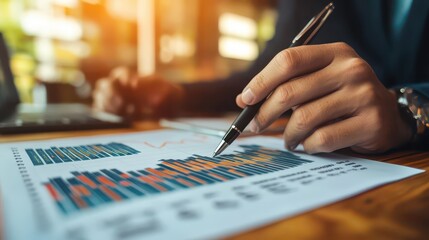 Corporate boardroom with business executives discussing long-term strategies to withstand a recession.