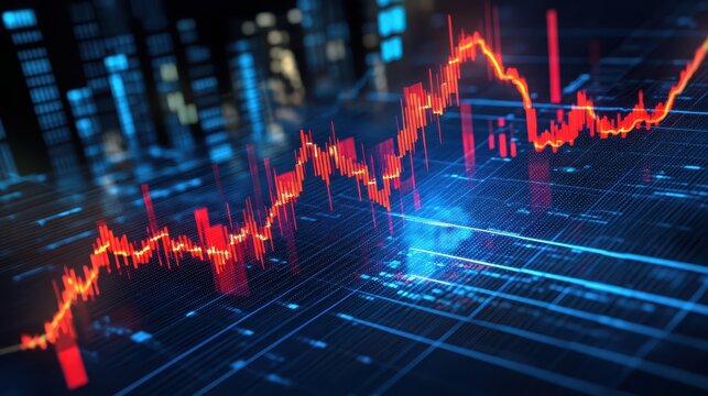 Investor comparing historical recession data with current market trends to determine the best investment approach.