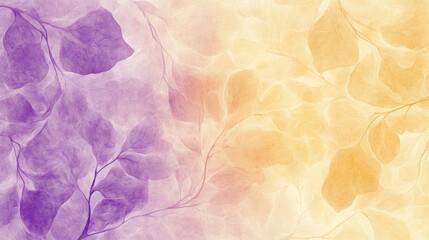 Fototapeta premium Abstract Pastel Leaves Gradient Background Design