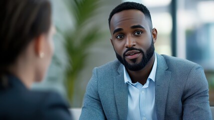 Entrepreneur considering the best investment options to increase personal wealth during a financial consultation.